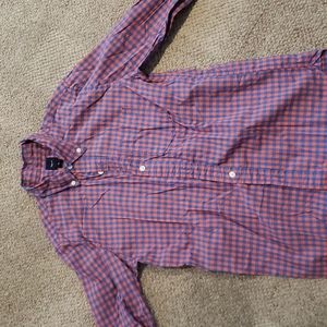 Boys xl button down long sleeve shirt